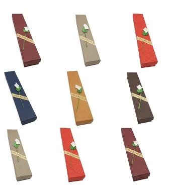 Cutii cadou pentru coliere  set 12/buc  21×3.7×2 cm