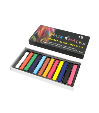 Creta colorata pentru par, 12 cul/set Engros