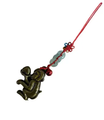 Amuleta Engros canaf Feng Shui cu maimuta si piersica