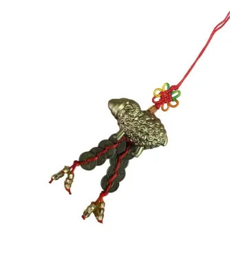 Amuleta Engros canaf Feng Shui cu oaie si monede chinezesti