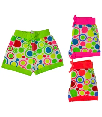 Pantaloni scurti  EN-GROSS pentru fete 100% bumbac (Verde)