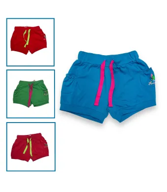 Pantaloni scurti  EN-GROSS pentru fete 100% bumbac (Albastru)
