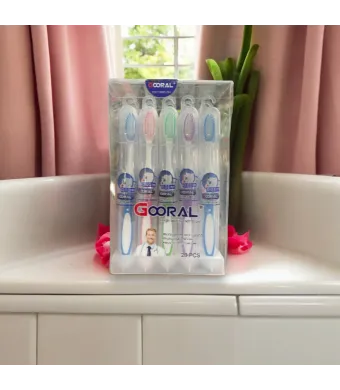 Periute de dinti cu suport GOORAL 20buc/set, Engross