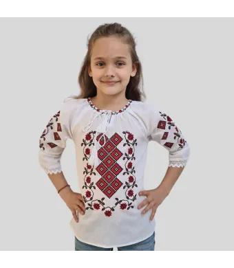 Ie Engros pentru fete, cu maneca 3/4, model Hionia