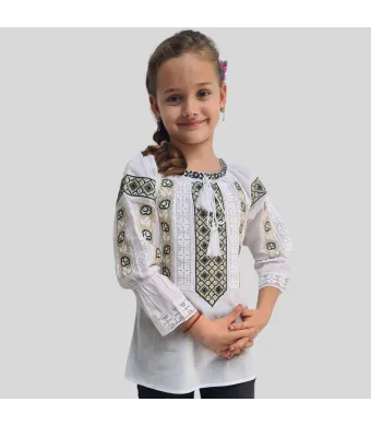 Ie Engros pentru fete, cu maneca 3/4, model Ruxandra