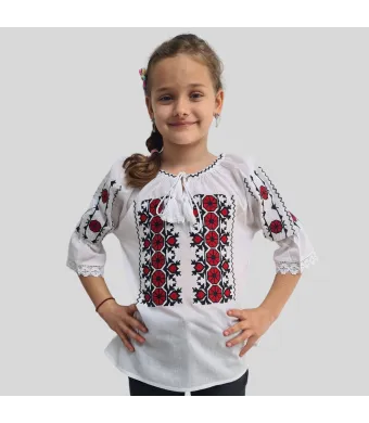Ie Engros pentru fete, cu maneca 3/4, model Sara