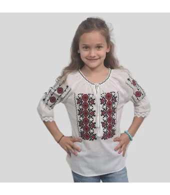 Ie Engros pentru fete, cu maneca 3/4, model Olivia