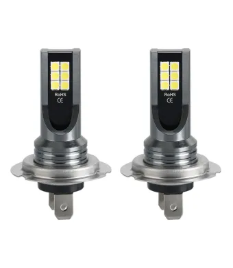 Set 2 Becuri auto LED H7, 120W/set, 12 LED SMD, 12/24V