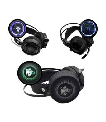 Casti Gaming Pro Bass, microfon, LED, diverse modele
