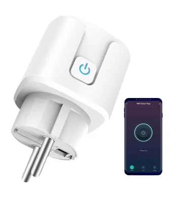 Priza inteligenta Wi-Fi, 16A, Control vocal, Monitorizare consum energie, compatibil Alexa si Google Home, PMPI52614