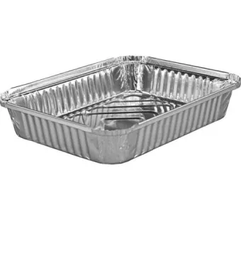 Caserola aluminiu Meniu 1 Compartiment + Capac, Set 100 buc