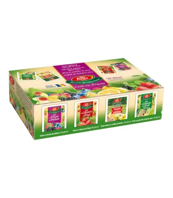Ceai de fructe Fares, 4 sortimente, 120 plicuri