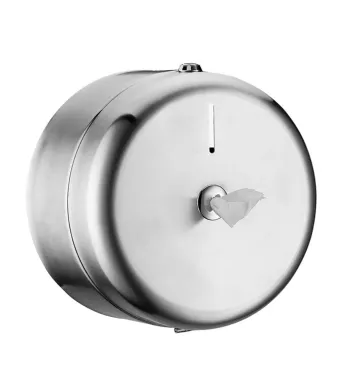 Dispenser mini din otel inoxidabil pentru hartie igienica cu derulare centrala