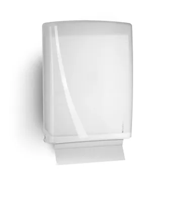 Dispenser din plastic pentru prosoape de hartie Z Fold, 400 coli