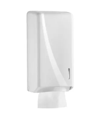 Dispenser din plastic pentru hartie igienica pliata bulk, 500 coli