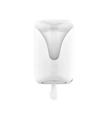 Dispenser manual de prosoape de hartie cu derulare centrala