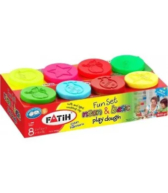 Plastilina usoara 8 culori x 50gr., Fatih, ENGROSS
