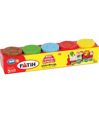 Plastilina usoara 5 culori x 50gr., Fatih, ENGROSS