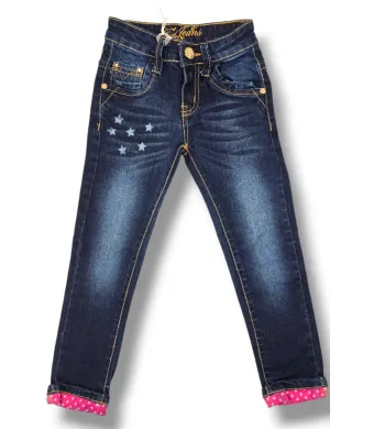 pantalon denim stretch  EN-GROSS pentru fete 2-6 ANI