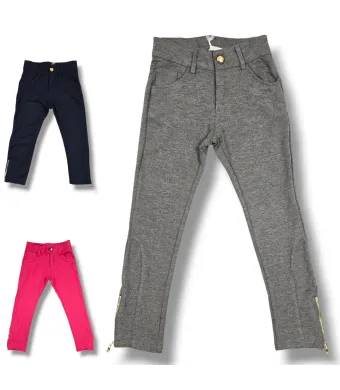 Pantaloni bumbac stretch EN-GROSS 2-6 ANI (Gri)