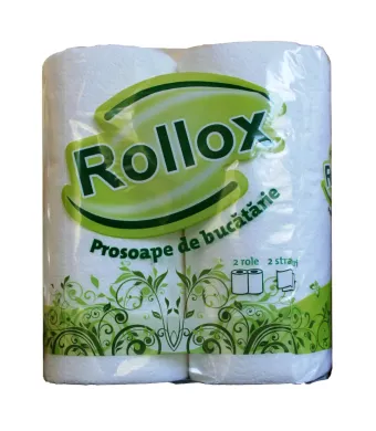 Prosop de bucatarie Rollox, Engros 2 role, 2 straturi