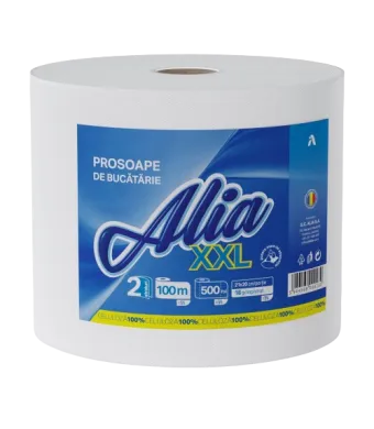 Prosop de bucatarie Alia, Engros 2 straturi, 500 foi, 100 m