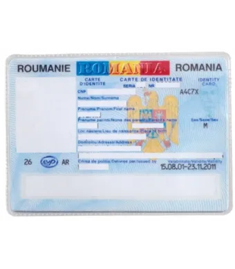 Coperta pvc transparenta Buletin/Carte de identitate