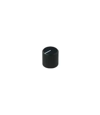 Buton potentiometru ENGROSS negru 13mm metalic