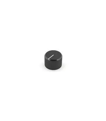 Buton potentiometru ENGROSS negru 23mm metalic