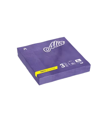 Servetele din Hartie Alia Engros, 20 Buc/Set, 33x33 cm, 3 Straturi
