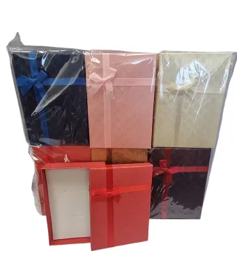 Cutii cadou pentru coliere sau diverse  set 12/buc  10 x 14 x 3.5 cm