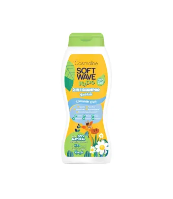 Sampon copii Engross 400 ml, cu peste 90% ingrediente naturale, aroma de Musetel, Cosmaline Soft Wave Kids