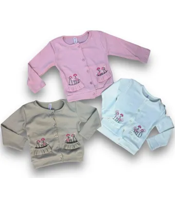 BLUZA CALITATE ENGROSS FETITE 6-10 (Bej)