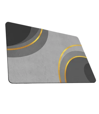 Covoras pentru baie ultra absorbant, anti-alunecare, material Diaton, Model Cercle, 50 x 80 cm Engros