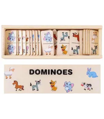 Joc Domino din lemn 28 pcs Engros