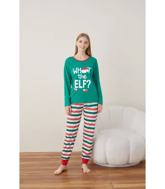 Pijama dama bumbac,Craciun Engros