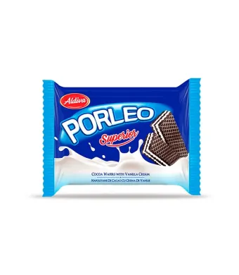 Napolitana en gross  de cacao cu crema de lapte 35g (24buc/bax)