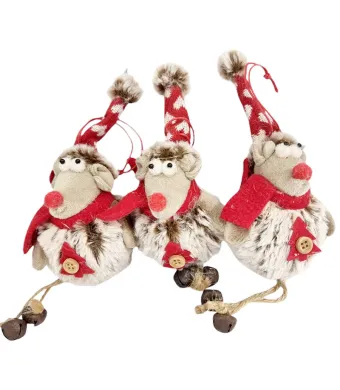 Decoratiune de Craciun deagatat papusele set engros 12/buc 15 cm