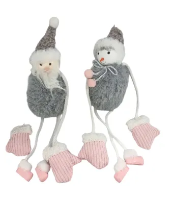 Decoratiune de Craciun deagatat papusele set engros 12/buc 15 cm