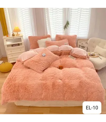 Lenjerie de pat Engros Cocolino Fluffy, 4 piese, uni
