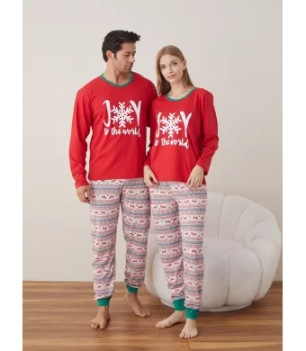 Pijama Cuplu Crăciun,Engros