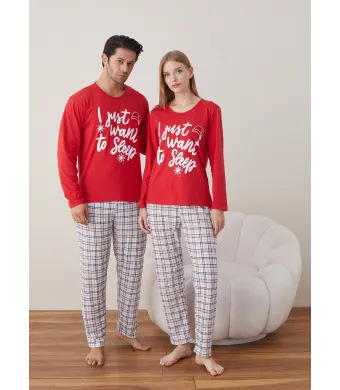 Pijama Cuplu Crăciun,Engros