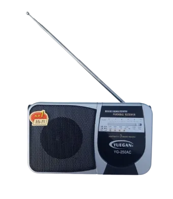 Radio YUEGAN, model YG-250AC Engross