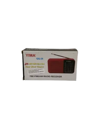 Radio portabil Yima QQ-26, AM/FM, Negru Engross
