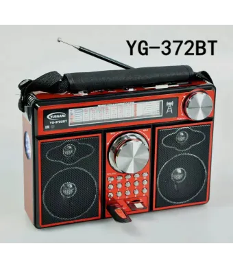 Radio portabil YUEGAN YG-372BT cu 3 benzi FM/AM/SW și display digital Engross
