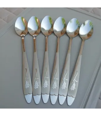Set 12 lingurițe cu coadă lungă engros