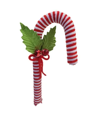 Decoratiune baston de plus pe sarma modelatoare 32 cm lungime