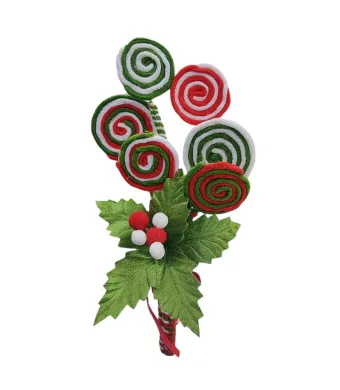 Decoratiune Acadele pe bat si sarma cu plus modelatoare engros 44 cm lungime