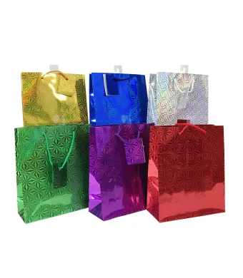 Punga de Cadou 12/set Holografica,18x23x10cm Engros