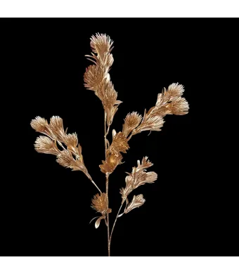 Creanga lunga aurie decorativa engros 85 cm lingime